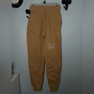 Women’s Tan Nike Sweatpants